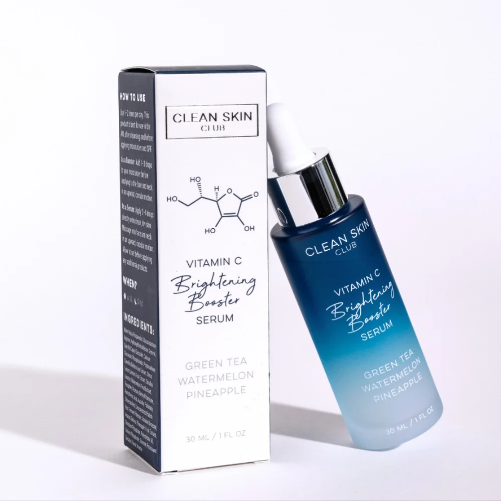 NIB Clean Skin Club Vitamin C Brightening Booster